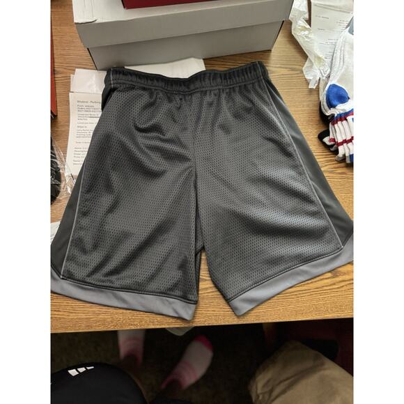 Boy's DAB13107 Athletic Fit Polyester Basketball Shorts Dark Grey M Medium - Picture 3 of 3